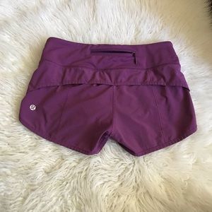 Lululemon Dark Mystic Speed Shorts